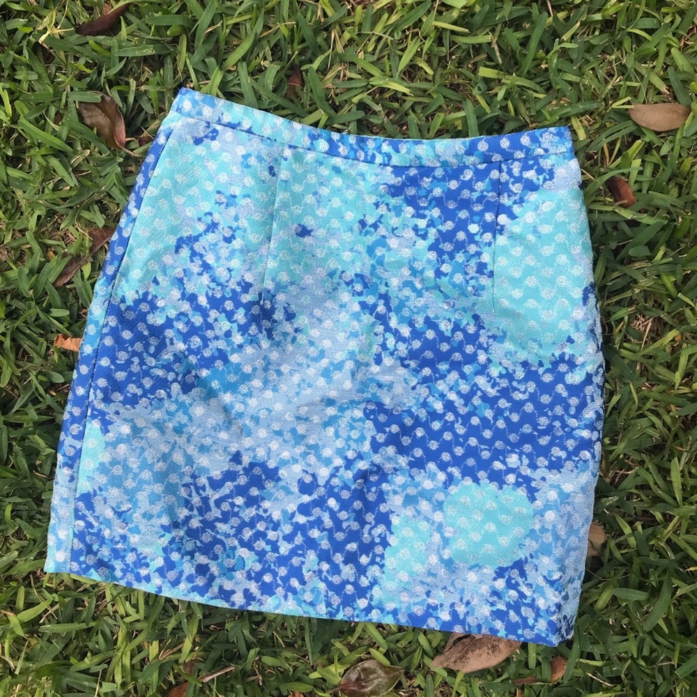 H&M blue pencil skirt